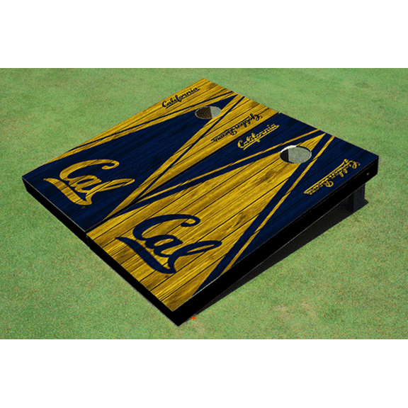 University of California Berkeley Alternating Wood Look Triangle Cornhole Boards