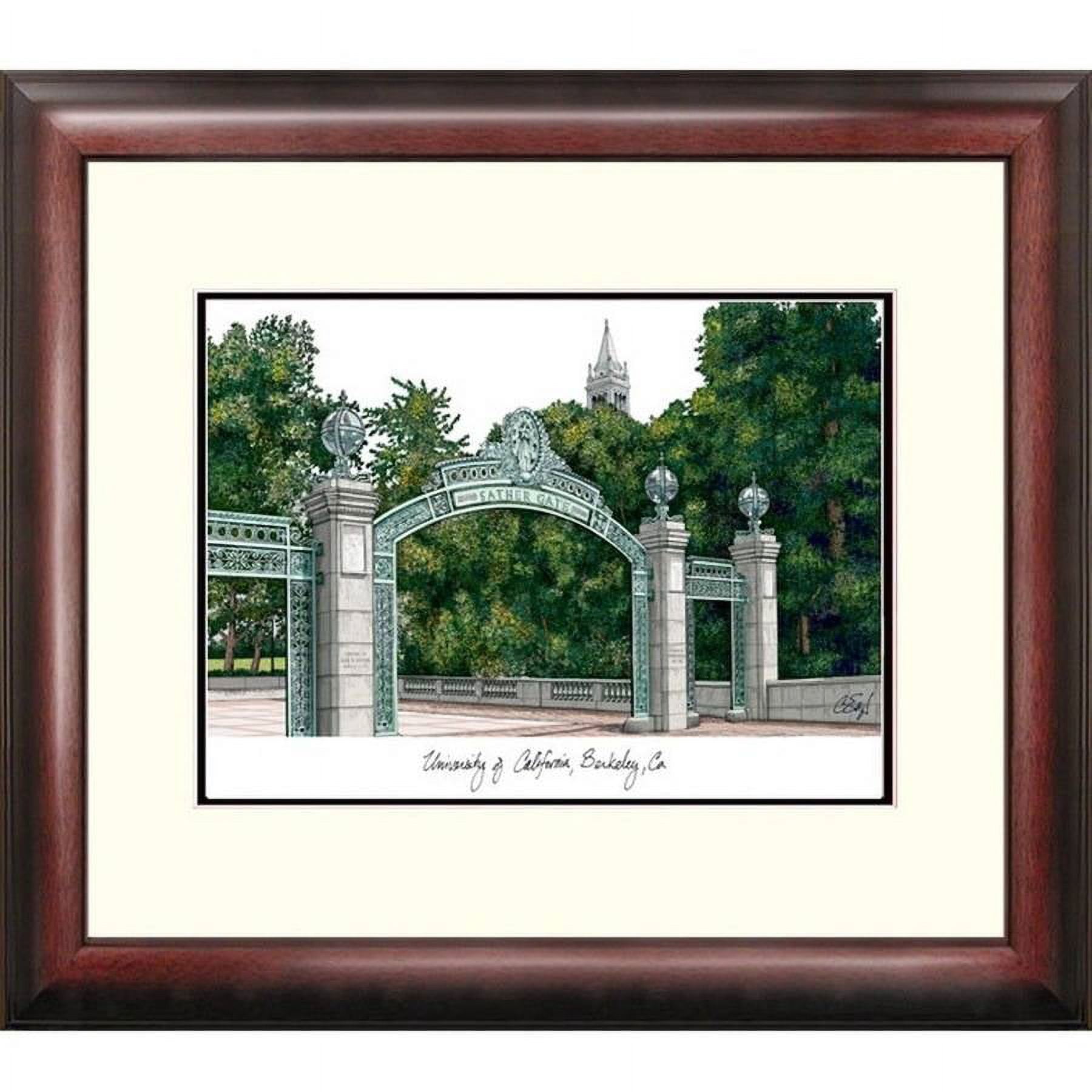 University of California, Berkeley Alumnus Framed Lithograph