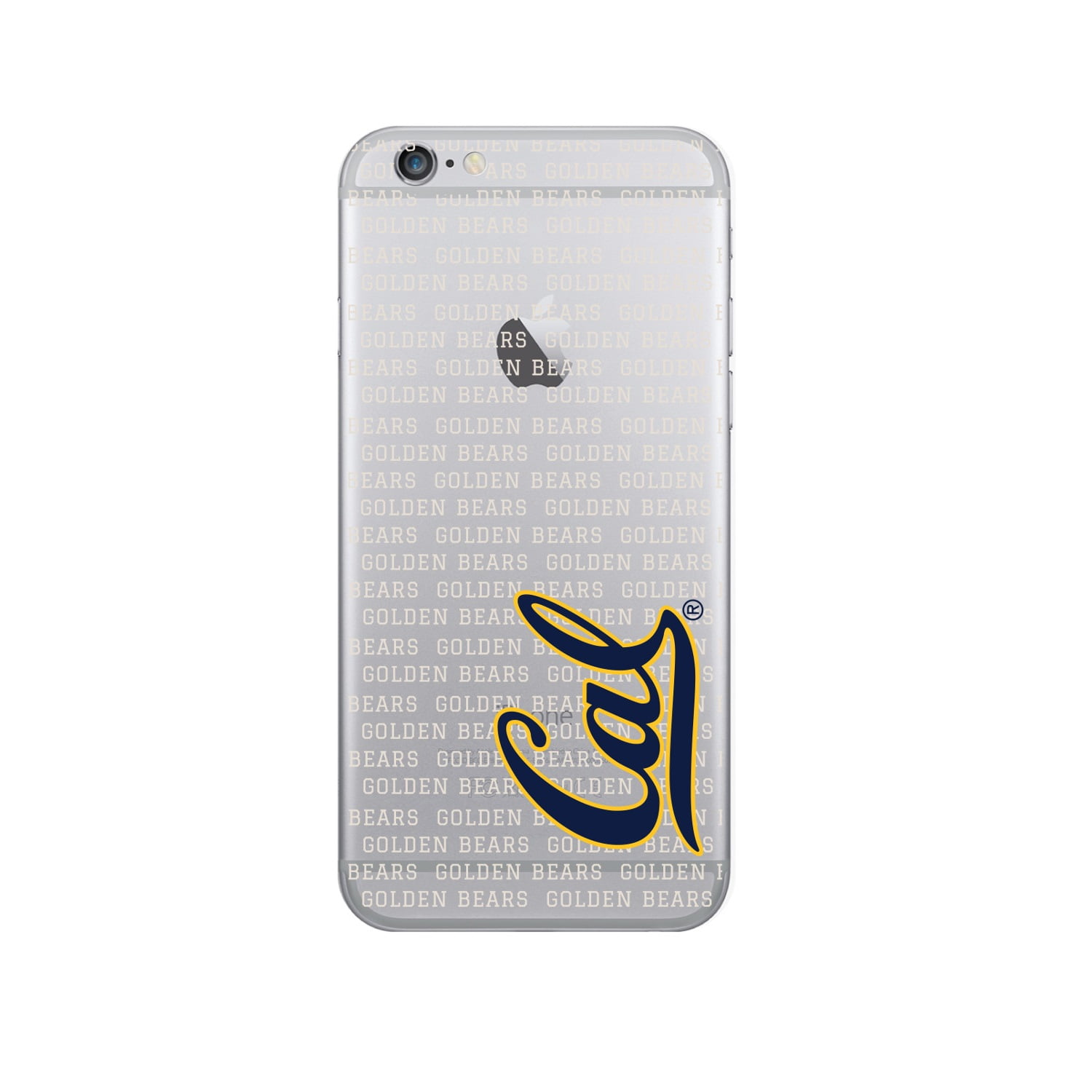 University of California - Berkeley Clear Phone Case, Spirit V1 - iPhone 6/6s/7/8