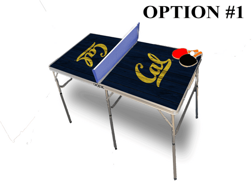 University of California Berkeley Portable Table Tennis Ping Pong Folding Table w/Accessories
