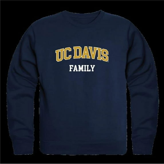 University of California, Davis Aggies Family Crewneck Sweatshirt, Navy - Extra Large