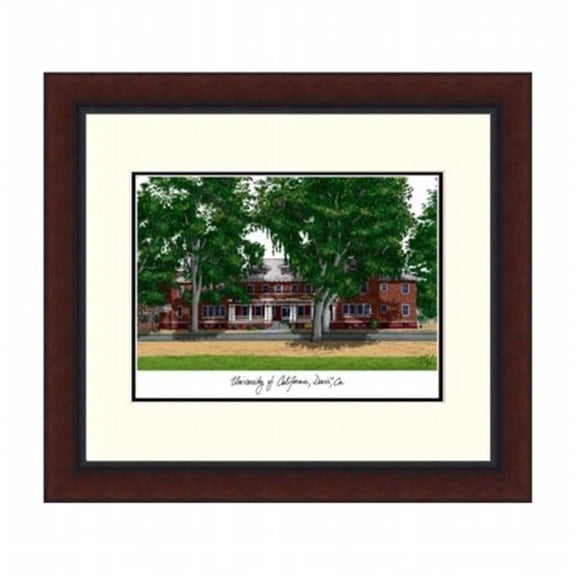 University of California Davis Legacy Alumnus Framed Lithograph