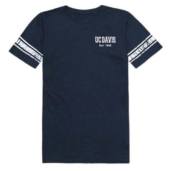 University of California Davis Practice T-Shirt for Women, Navy - Large