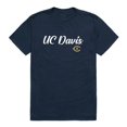 thumbnail image 1 of University of California Davis Script T-Shirt, Navy - Extra Large, 1 of 1