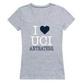 thumbnail image 1 of University of California, Irvine I Love Women T-Shirt, Heather Grey - 2XL, 1 of 1