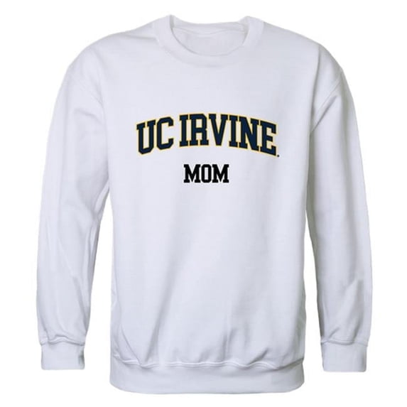 University of California, Irvine Mom Crewneck T-Shirt, White - 2XL