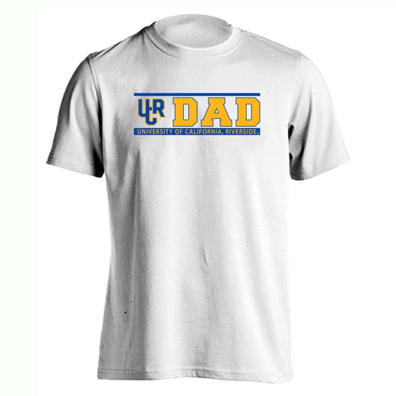 University of California Riverside Highlanders Dad Proud Parent Short Sleeve T-Shirt