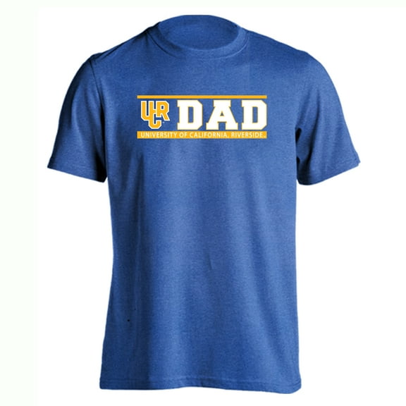 University of California Riverside Highlanders Dad Proud Parent Short Sleeve T-Shirt