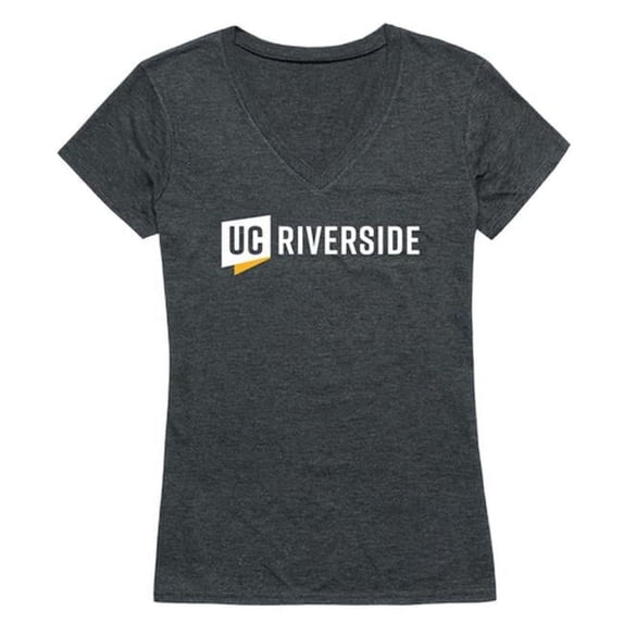 University of California, Riverside Womens Inst T-Shirt, Heather Charcoal - Large