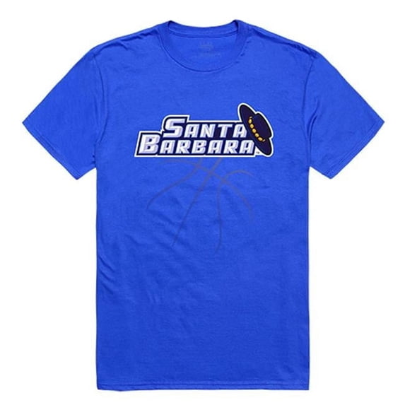 University of California Santa Barbara Basketball Tee for Men - Royal - Small