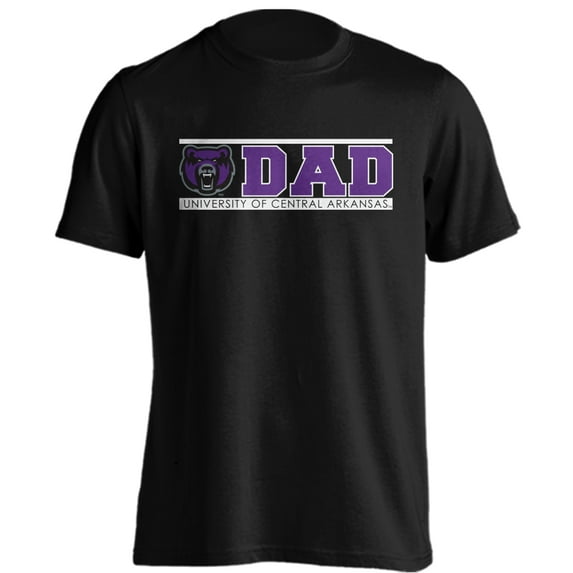 University of Central Arkansas Bears Dad Proud Parent Short Sleeve T-Shirt