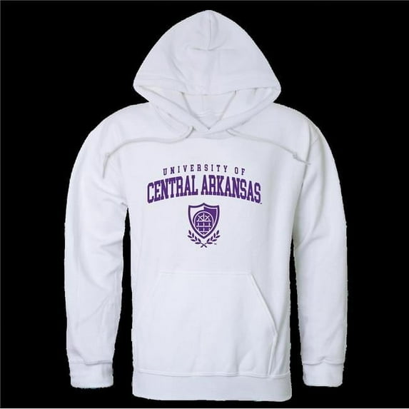 University of Central Arkansas Bears Seal Hoodie, White - Large
