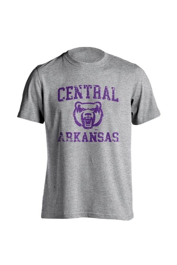 University of Central Arkansas Bears UCA Distressed Retro Short Sleeve T-Shirt