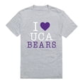 thumbnail image 1 of University of Central Arkansas I Love T-Shirt, Heather Grey - Extra Large, 1 of 1