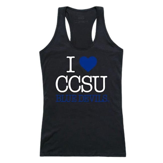 University of Central Arkansas Women Love Tank Top, Black & White - Small