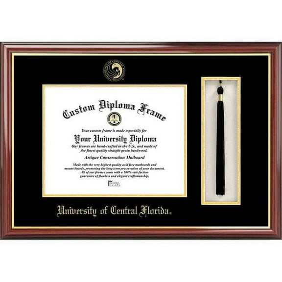 University of Central Florida 8.5" x 11" Tassel Box and Diploma Frame