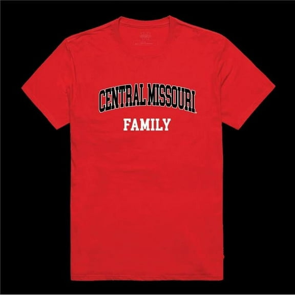 University of Central Missouri Mules Family T-Shirt, Red - Medium