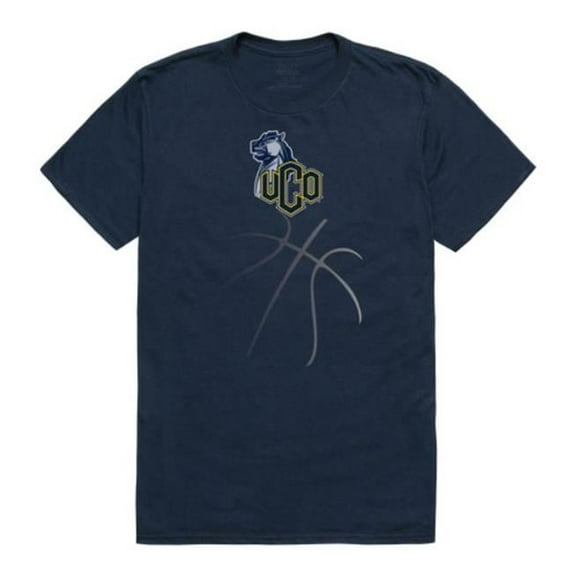 University of Central Oklahoma Bronchos College Basketball T-Shirt, Navy - Small