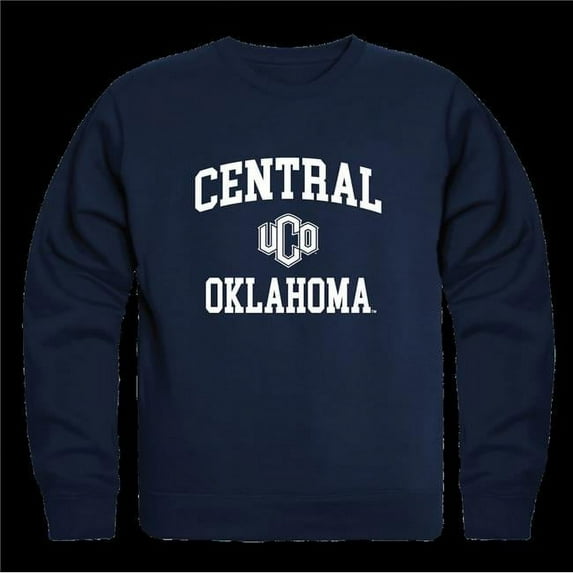 University of Central Oklahoma Bronchos Seal Crewneck Sweatshirt, Navy - Small