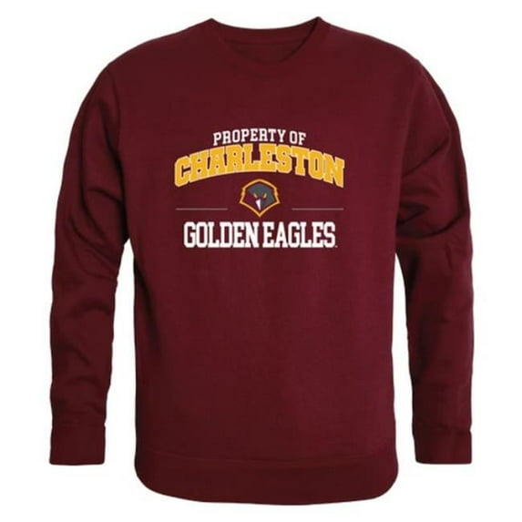University of Charleston Golden Eagles Property of Crewneck Sweatshirt, Maroon - Small