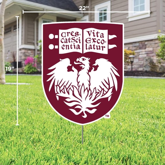 University of Chicago Main Mark Lawn Sign