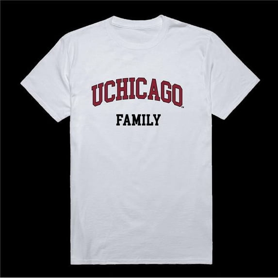 University of Chicago Maroons Family T-Shirt, White - Large