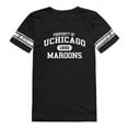 thumbnail image 1 of University of Chicago Maroons Women Property Football T-Shirt, Black - Medium, 1 of 1