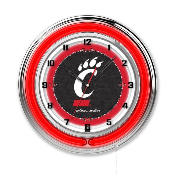 University of Cincinnati 19" Double Neon Wall Clock