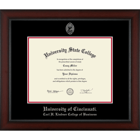 University of Cincinnati Carl H. Lindner College of Business Diploma Frame, Document Size 11" x 8.5"