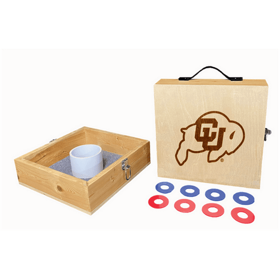 University of Colorado Engraved Square Washer Toss Set