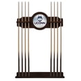 thumbnail image 1 of University of Connecticut Solid Wood Cue Rack with a English Tudor Finish, 1 of 3