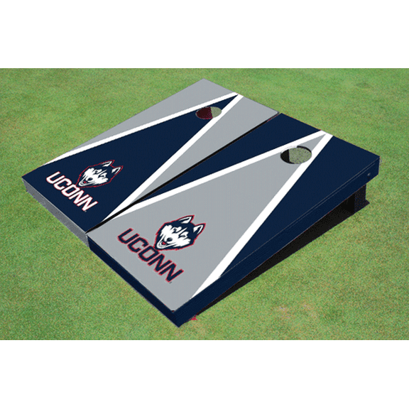 University of Connecticut "UConn" Alternating Triangle Cornhole Boards