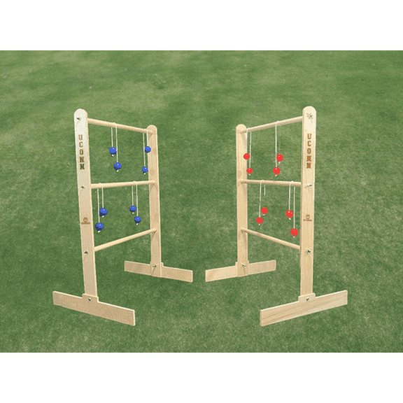 University of Connecticut "UConn" Engraved Ladder Golf / Ladder Toss Lawn Game