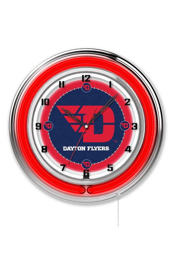 University of Dayton 19" Double Neon Wall Clock