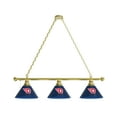 thumbnail image 1 of University of Dayton 3 Shade Billiard Light with Brass Fixture, 1 of 5