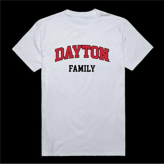 University of Dayton Flyers Family T-Shirt, White - Small
