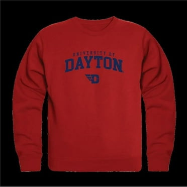 University of Dayton Flyers Seal Crewneck Sweatshirt, Red - Large
