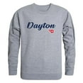 thumbnail image 1 of University of Dayton Script Crewneck T-Shirt, Heather Grey - Medium, 1 of 1