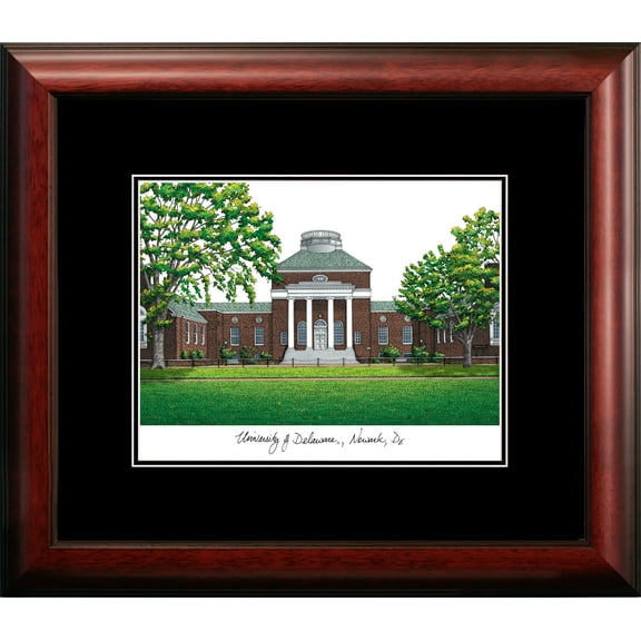 University of Delaware Academic Framed Lithograph