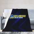 thumbnail image 1 of University of Delaware Logo Fleece Blanket, Very Soft Microfiber Flannel Blanket for Couch Warm and Cozy for All Seasons, 1 of 6