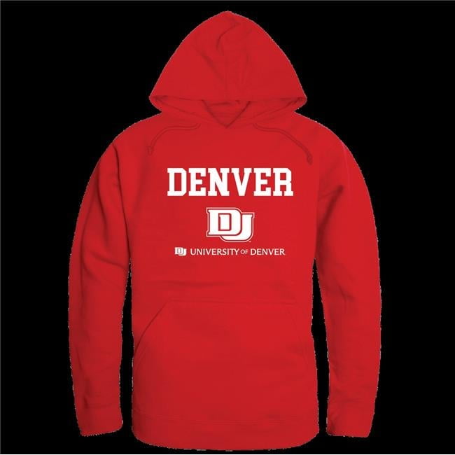 University of Denver Pioneers Seal Hoodie, Red - Extra Large - Walmart.com
