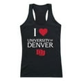 thumbnail image 1 of University of Denver Pioneers Women I Love Tank Top, Black - Extra Large, 1 of 1