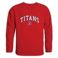 thumbnail image 1 of University of Detroit Mercy Men Campus Crewneck Sweatshirt, Red - Extra Large, 1 of 1