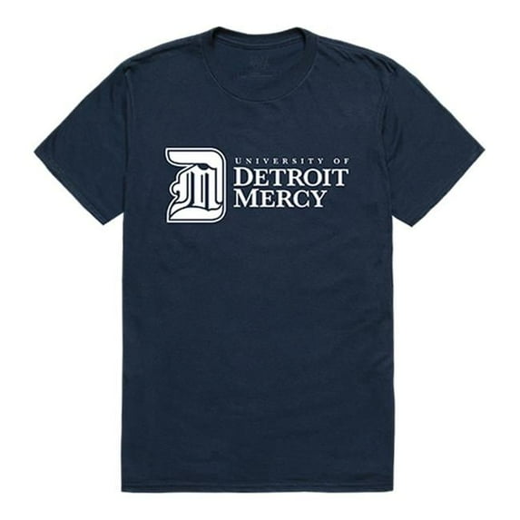 University of Detroit Mercy Men Institutional T-Shirt, Navy - 2XL