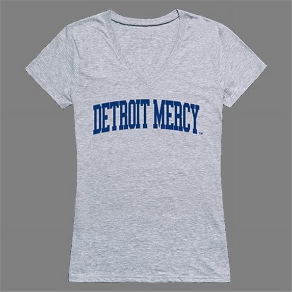 University of Detroit Mercy Titans Game Day Womens T-Shirt - Heather Grey, X-Large