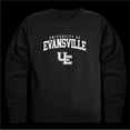 thumbnail image 1 of University of Evansville Purple Aces Seal Crewneck Sweatshirt, Black - Small, 1 of 1
