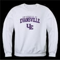 thumbnail image 1 of University of Evansville Purple Aces Seal Crewneck Sweatshirt, White - Extra Large, 1 of 1