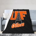 thumbnail image 1 of University of Findlay Logo Fleece Blanket, Very Soft Microfiber Flannel Blanket for Couch Warm and Cozy for All Seasons, 1 of 6