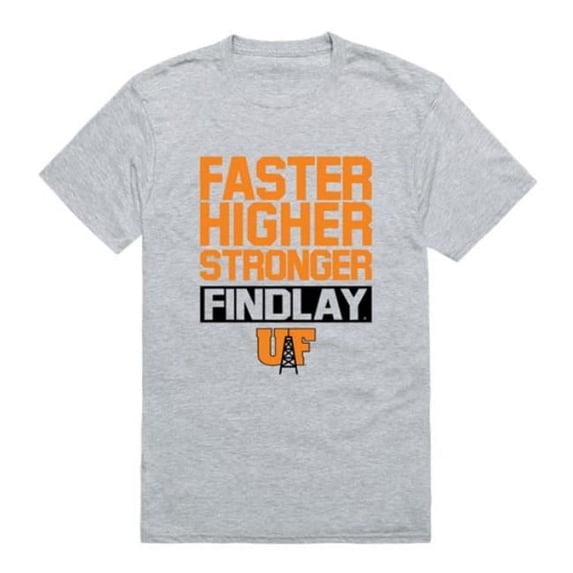 University of Findlay Oilers Workout T-Shirt, Heather Grey - Small