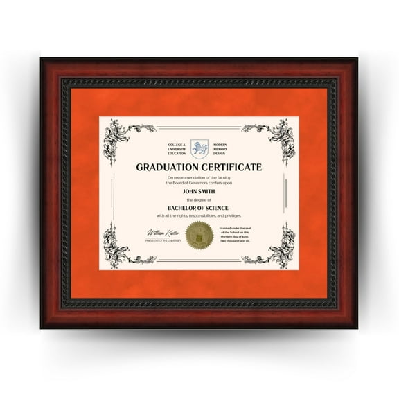 University of Florida Diploma Frame 8.5x11 Certificate Orange